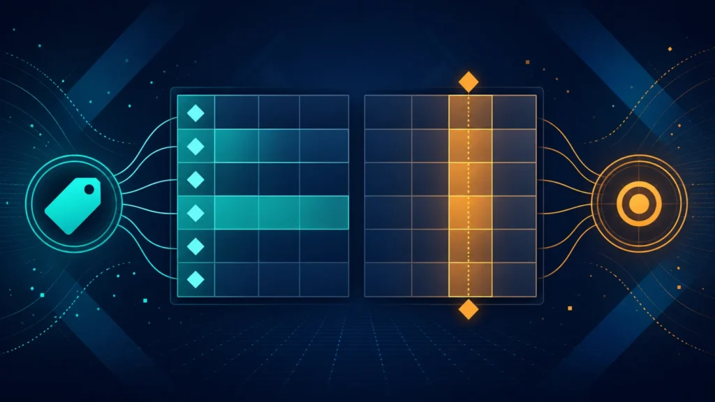 Selección de celdas por etiquetas y posiciones en un DataFrame