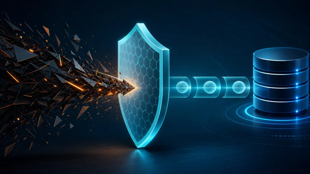 Consulta SQL maliciosa bloqueada por parametrización y controles de seguridad